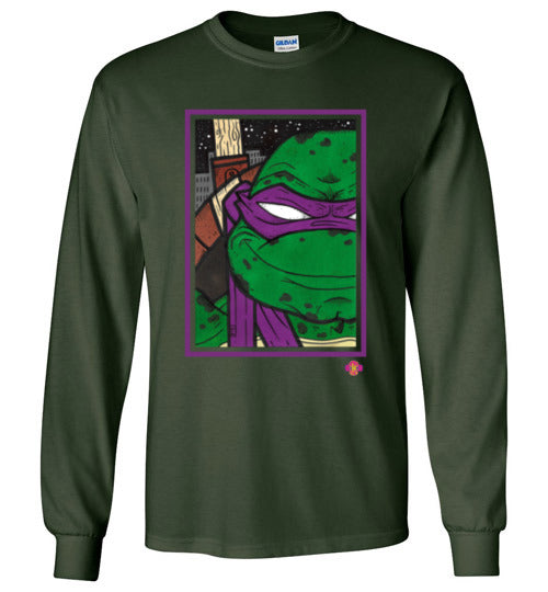 Teenage Mutant Ninja Turtles TMNT Gray Green T Shirt Cotton Blend