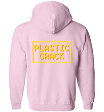 Plastic Crack: Full Zip Hoodie (Back)
