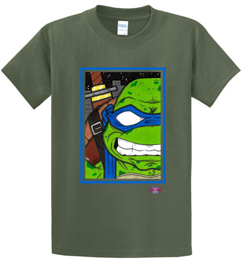 Retro Rags Limited Leo TMNT: T-Shirt Olive / S