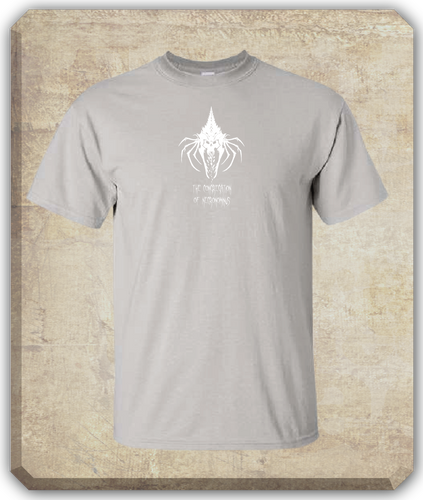 NECRONOMINUS Faction Font T-Shirt - Mythic Legions