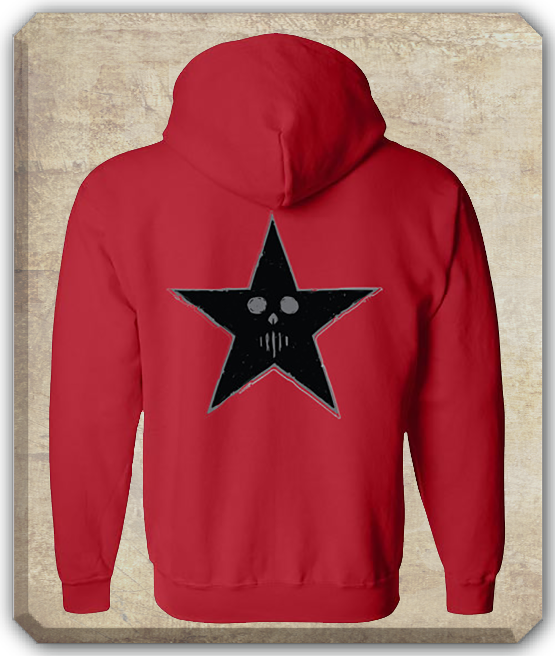 Red star hoodie hotsell