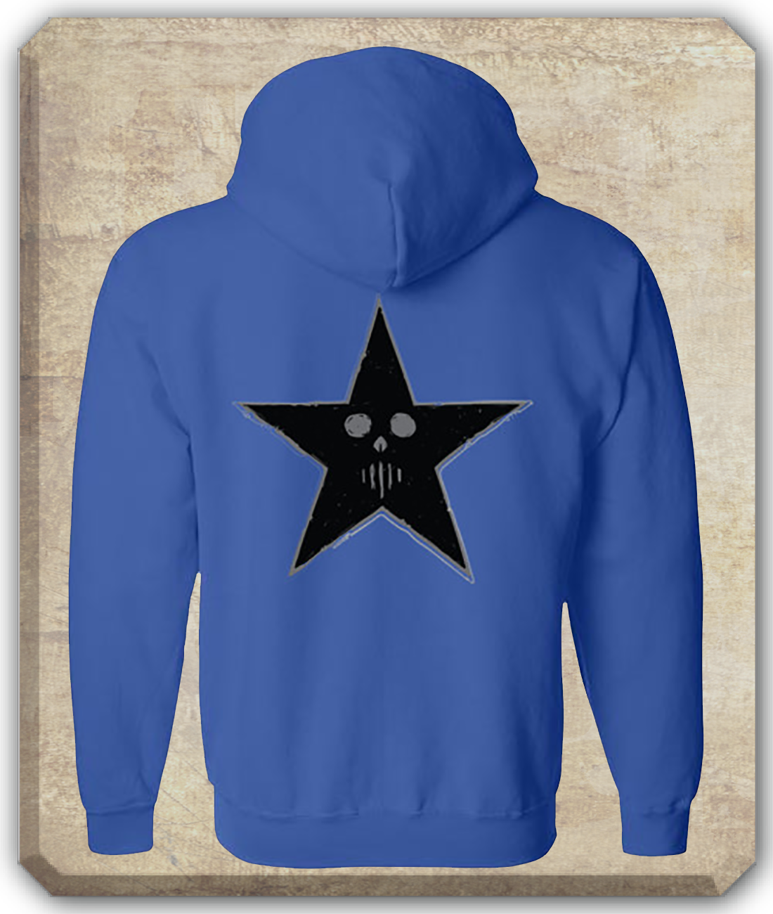 Full Zip Hoodie — Blue Stars