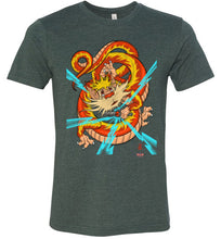 Dragon-snarf: Fitted T-Shirt (Soft)