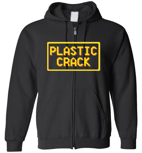 Plastic Crack: Full Zip Hoodie