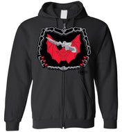 Battle Damage Horde 1 Strike: Full Zip Hoodie