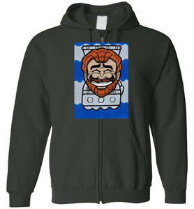 Happy Fist: Full Zip Hoodie