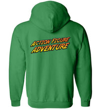 Action Figure Adventure: Full Zip Hoodie (Back)
