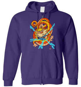 Dragon-snarf: Full Zip Hoodie