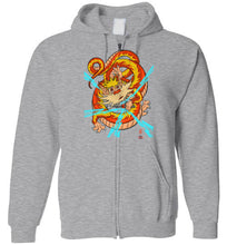 Dragon-snarf: Full Zip Hoodie