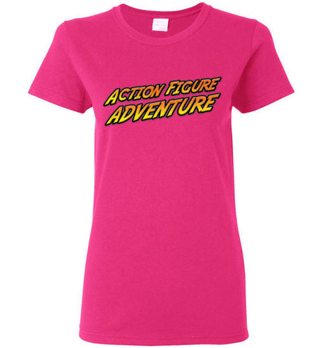 Action Figure Adventure: Ladies T-Shirt