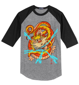 Dragon-snarf: 3/4 Sleeve Jersey