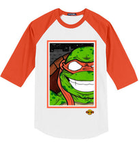 Mikey TMNT: 3/4 Sleeve Jersey