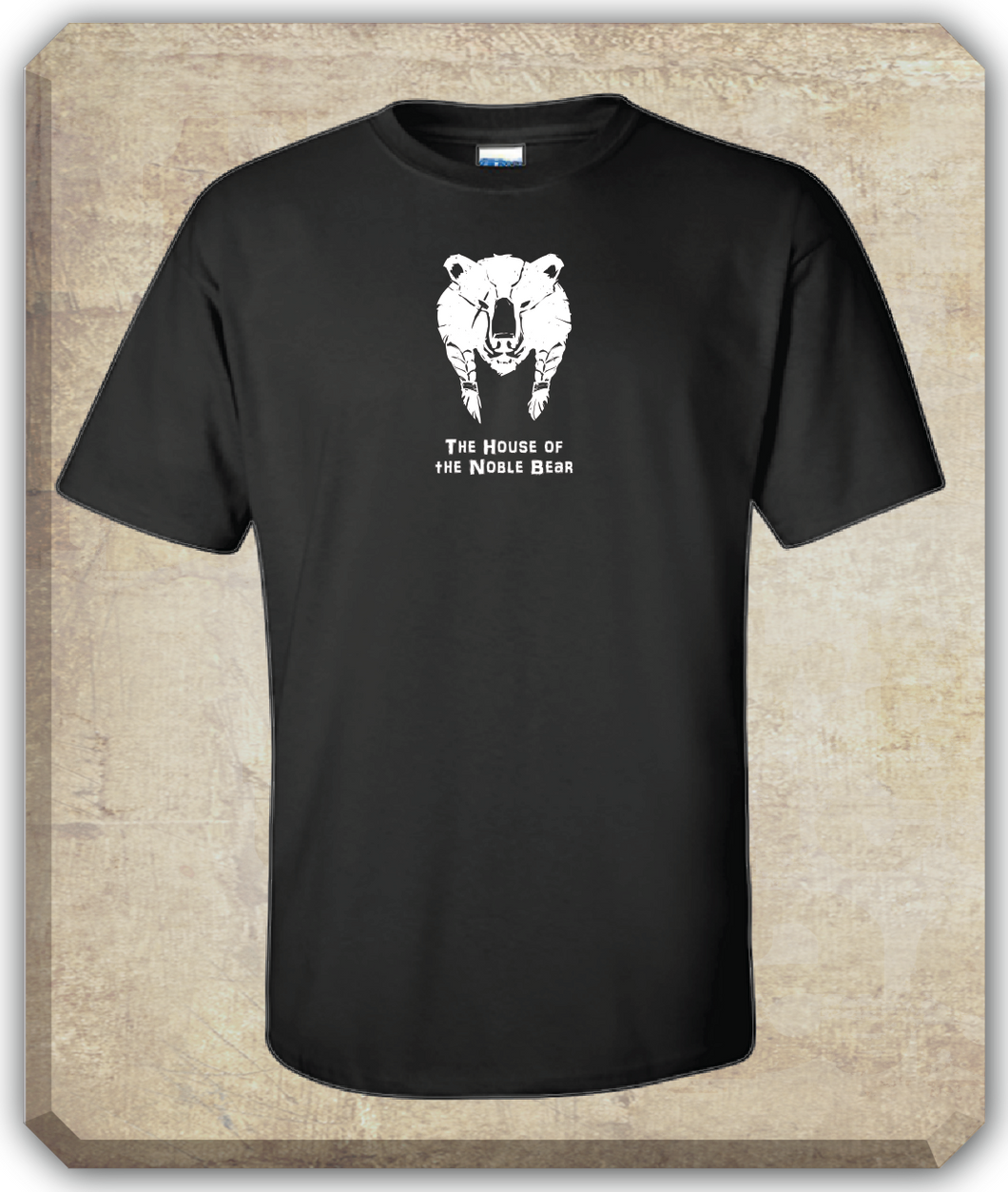 Noble Bear Faction Font T-Shirt - Mythic Legions