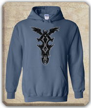 4H Wing Skull Logo Pullover Hoodie - Mythic Legions