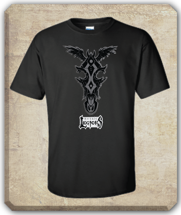4H Wing Skull Logo T-Shirt - Mythic Legions