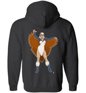 Sorceress: Full Zip Hoodie (Back)